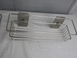 Small Metal Stand Alone Rack And A Hanging Metal Rack
