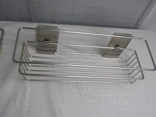 Small Metal Stand Alone Rack And A Hanging Metal Rack