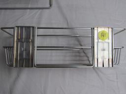 Small Metal Stand Alone Rack And A Hanging Metal Rack