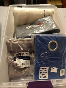 Tub of 4 4 Window Covering  - 96" LSee Photos