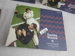 New Rugby Stripe Football Flag Set - Rowing Blazers - Retails $50 Each