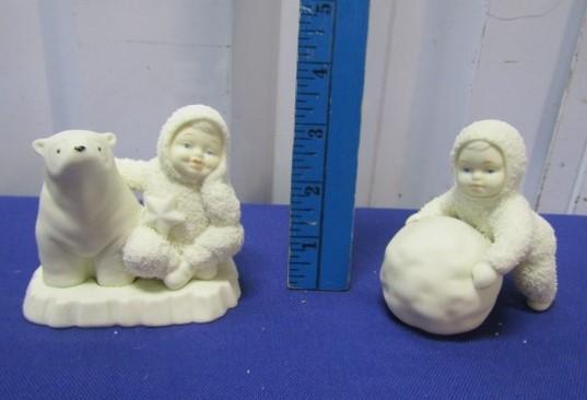 2 Deparment 56 Snowbabies