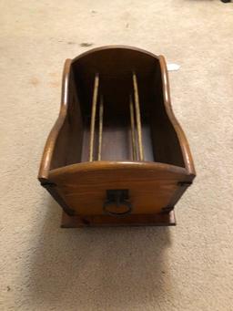 Solid Wood Handmade Magazine Rack