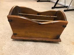 Solid Wood Handmade Magazine Rack