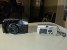 2 Cameras: Samsung Maxima Zoom 70i 35mm And A Digital Visioneer L X 200