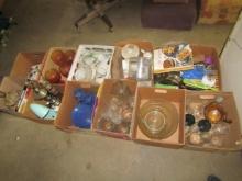 Large Lot Of Household Stuff In 11 Boxes  NO SHIPPING