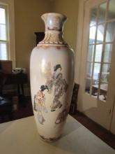 Large Cloisonne Oriental Porcelain Vase  NO SHIPPING