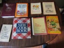 9 Vtg Very Good Cookbooks Including The Classic " Someone's In The Kitchen With Dinah "