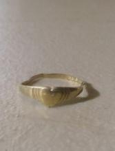 Vtg 10k Baby's Ring