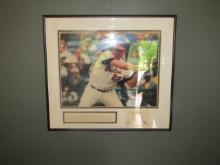 Framed 1970 American League M V P Photograph Of Boog Powell W/ Genuine Autograph