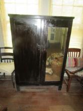 Antique Mahogany Chifferobe NO SHIPPING
