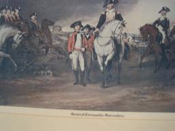 General Cornwallis Surrenders To Washington at Yorktown, V.A. Print