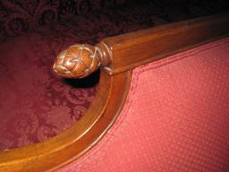 Federal Style Sofa w/ Rolled Arms & Paw Feet Caps