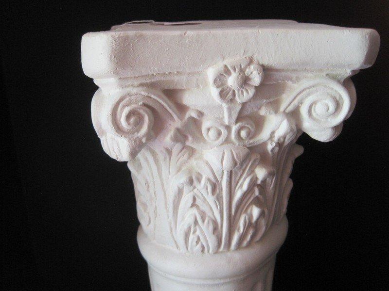 Grecian Design Plaster Column Plant Stand/Decorative Accent