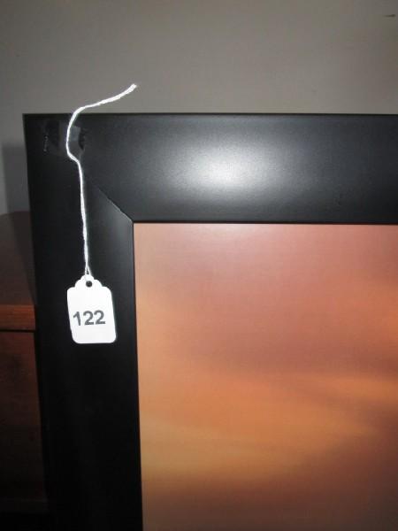 Dock Photograph Scene Print in Black Frame w/ Matt