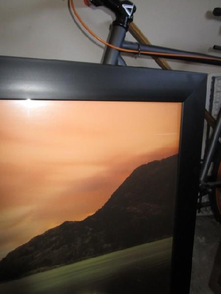 Dock Photograph Scene Print in Black Frame w/ Matt