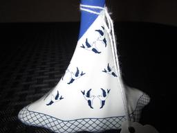 "Blessing For Two Lovers" From The Angels of Blue Willow Collection Porcelain/Ceramic