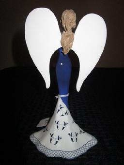 "Blessing For Two Lovers" From The Angels of Blue Willow Collection Porcelain/Ceramic