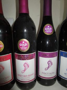 Lot - Wine Bottles Various Types