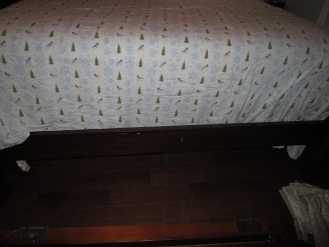 Elaborate 4-Poster Federal-Style KING SIZE Canopy Bed Head/Footboard w/ Rails