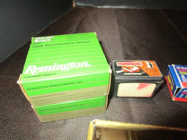 Ammo Lot - Remington HPJ 2 Boxes, Thunder Bolt .22 Long, .177 Cal Pellets, .38 Special HPR