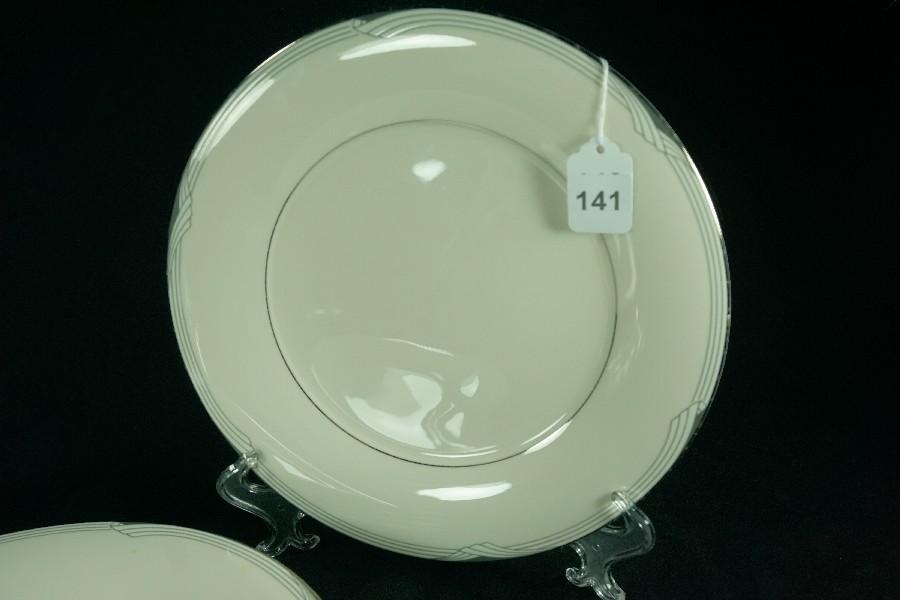 Set - 5 Noritake China "Sterling Cove" Dinner Plates