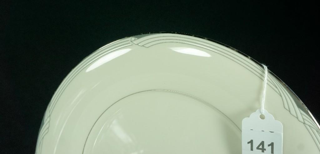 Set - 5 Noritake China "Sterling Cove" Dinner Plates
