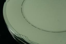 Set - 5 Noritake China "Sterling Cove" Dinner Plates