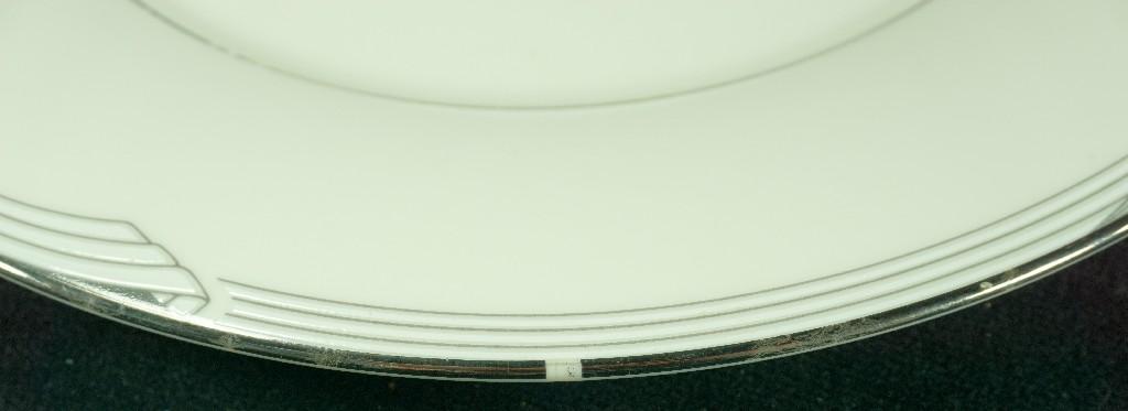 Set - 5 Noritake China "Sterling Cove" Dinner Plates