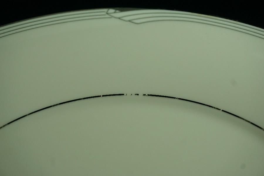 Set - 5 Noritake China "Sterling Cove" Dinner Plates