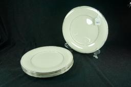 Set - 5 Noritake China "Sterling Cove" Dinner Plates