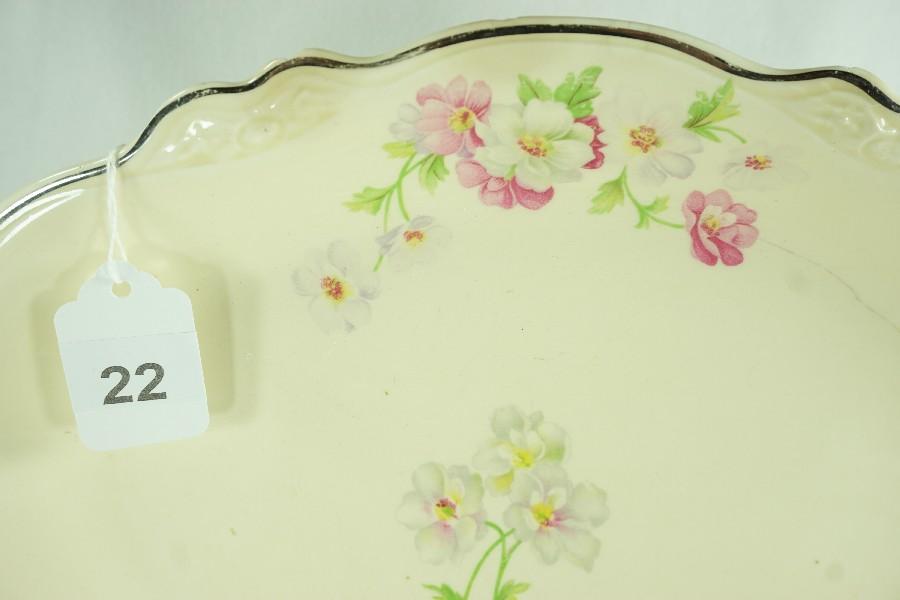 3 Pieces - 1940's Homer Laughlin China "Virginia Rose-Fluffy Rose"