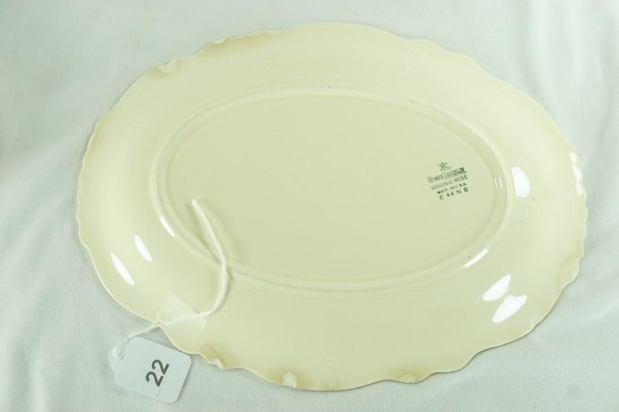 3 Pieces - 1940's Homer Laughlin China "Virginia Rose-Fluffy Rose"