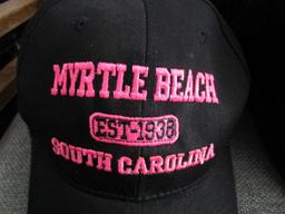 Lot - Myrtle Beach S.C. Caps Black