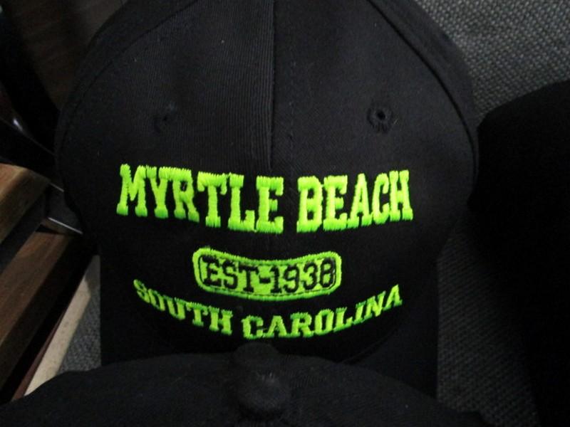 Lot - Myrtle Beach S.C. Caps Black