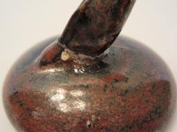 Dale Duncan Pottery Textured Vessel Series Contrasting Surface Design Vessel