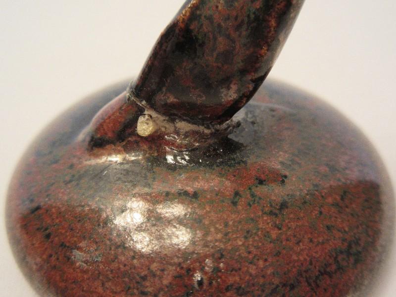 Dale Duncan Pottery Textured Vessel Series Contrasting Surface Design Vessel