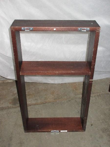 7 Pine Dark Stain Wall Décor Display Accent Shelf