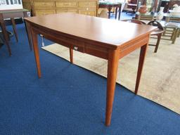 Home Meridian International Contemporary Bow Front Single Drawer Desk