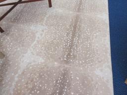 Animal Skin Print Design Area Rug