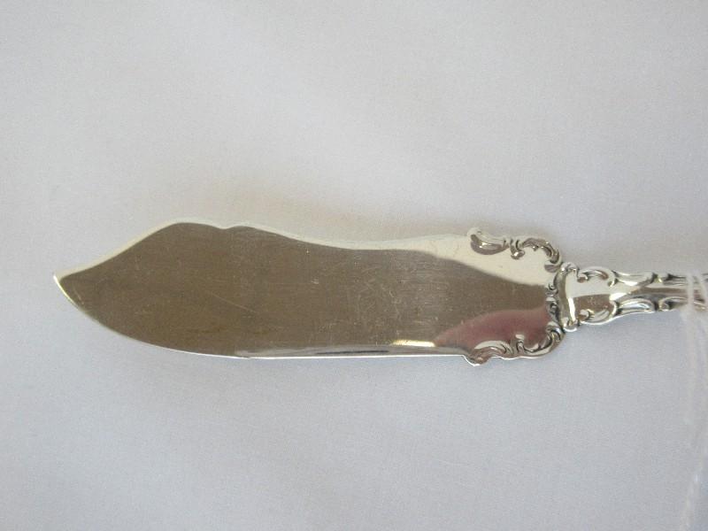 Gorham Sterling Strasbourg 1897 Pattern Flat Handle Master Butter Knife