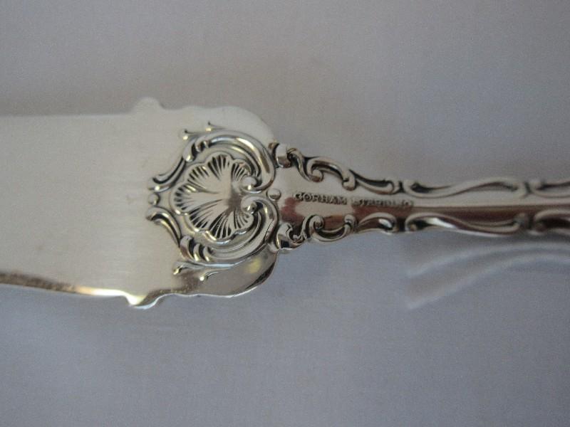 Gorham Sterling Strasbourg 1897 Pattern Flat Handle Master Butter Knife