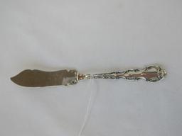 Gorham Sterling Strasbourg 1897 Pattern Flat Handle Master Butter Knife