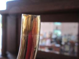 Brass Finish Coat/Hat Rack Stand