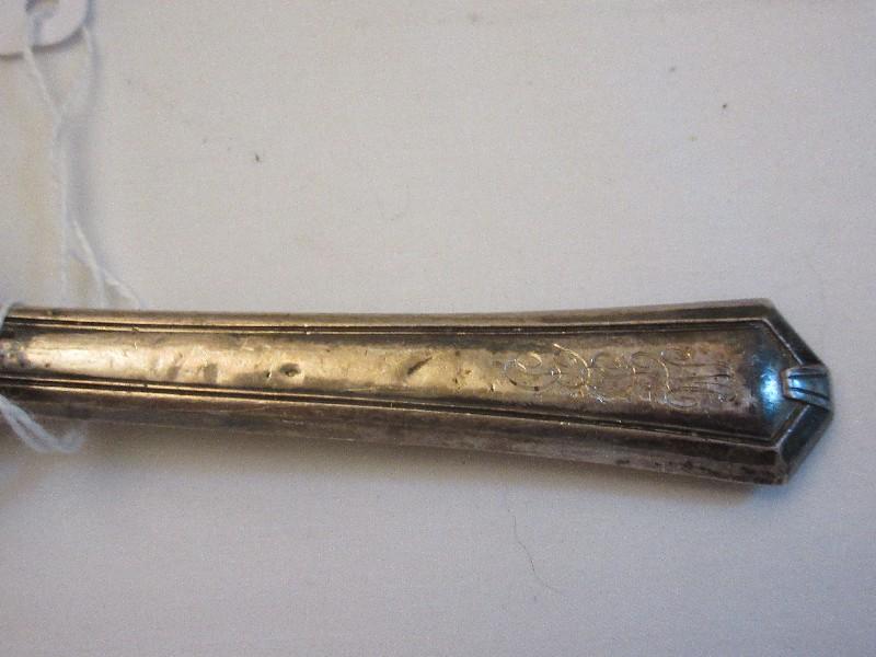 Lot - Sterling Handle Meat Fork, Knife & Cake/Pie Server