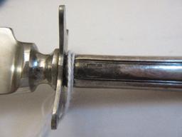 Lot - Sterling Handle Meat Fork, Knife & Cake/Pie Server