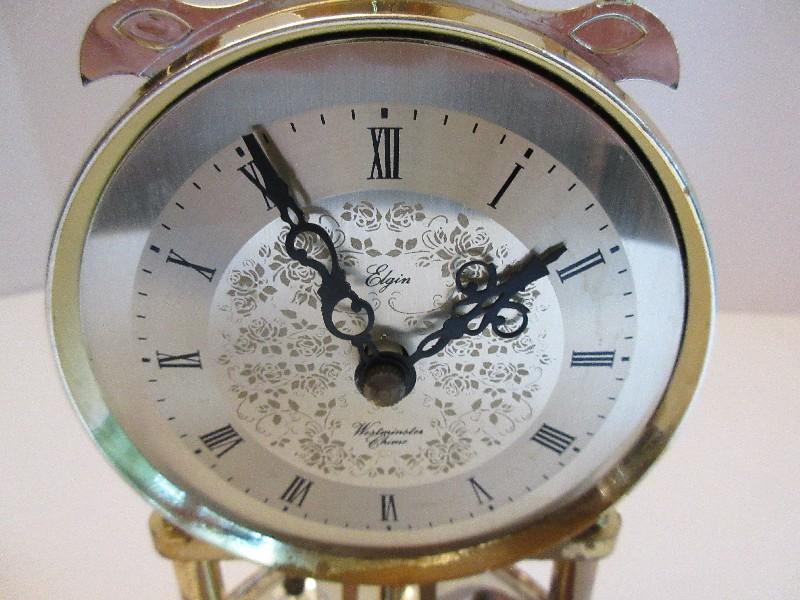 Elgin Anniversary Clock w/ Westminster Chime Roman Numeral Face