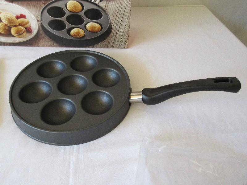 Nordicware Ebelskiver Filled Pancake Pan w/ Great Breakfast Book