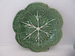 Majolica Style Cabbage Leaves Pattern Bowl by Bordallo Pinheiro