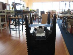Black Wine Rack 60 Bottle Capacity